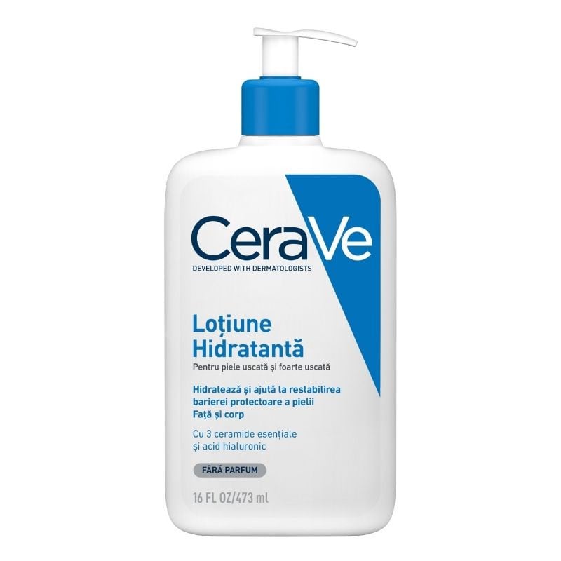 Lotiune Hidratanta Fata Si Corp, Piele Uscata Si Foarte Uscata, 473 Ml, Cerave