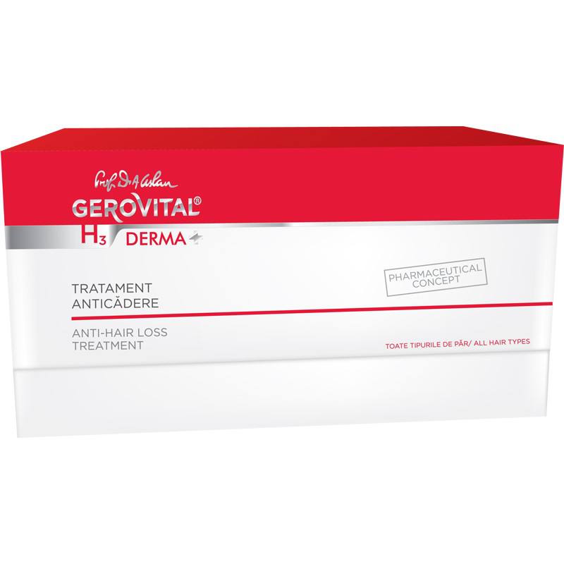 3920 Gerovital H3 Derma+ Tratament anticadere fiole, 12 fiole x 10ml 10ml imagine teramed.ro