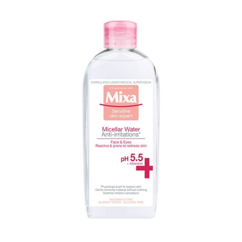 MIXA Apa micelara anti-iritatii, 400ml Curatare, spalare si demachiere