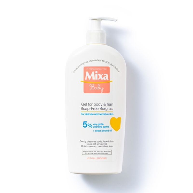 Mixa Surgras Gel De Dus Pentru Corp Si Par, 400ml