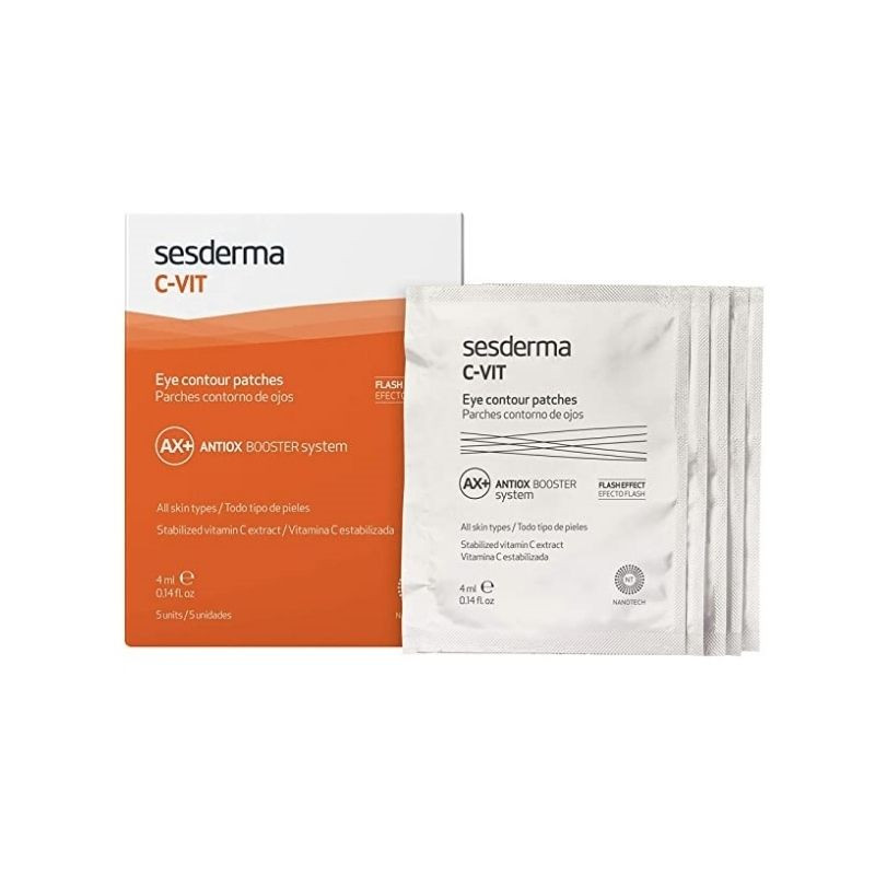 SESDERMA C-VIT plasturi terapeutici contur ochi 4 ml, 5 bucati Frumusete si ingrijire