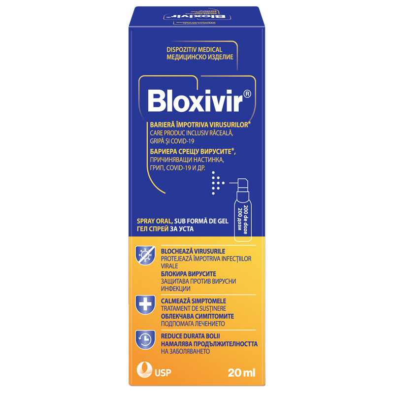 BLOXIVIR Spray oral gel, 20 ml anti-virusuri imagine teramed.ro