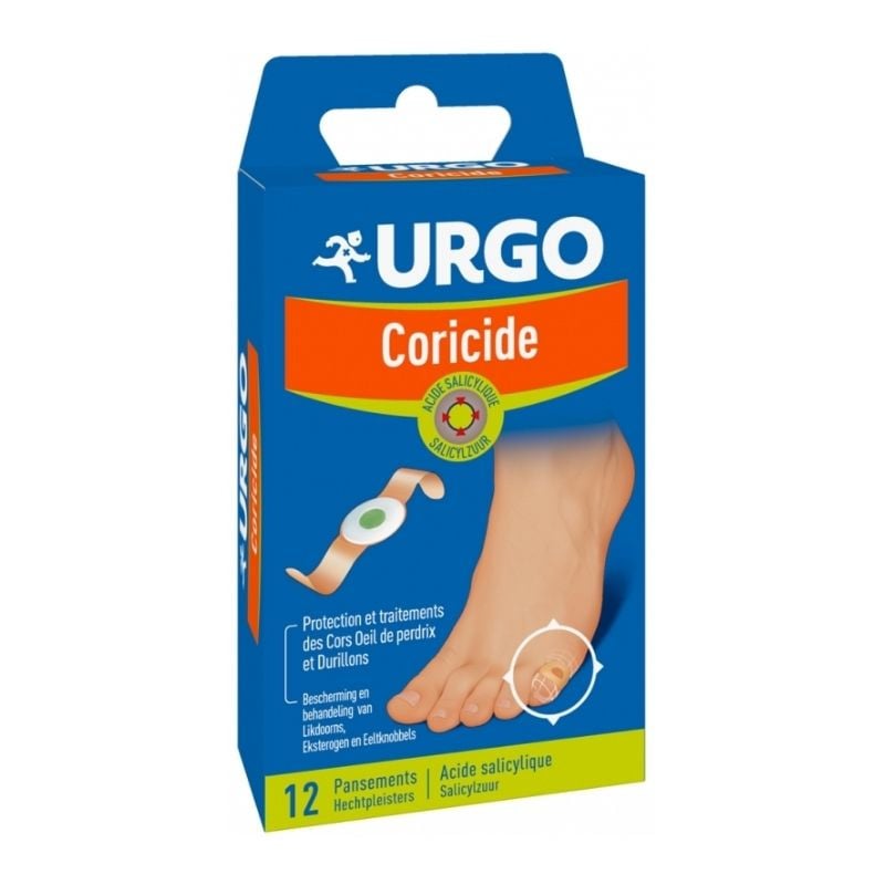 URGO Coricide Plasturi pentru bataturi si piele ingrosata, 12 bucati