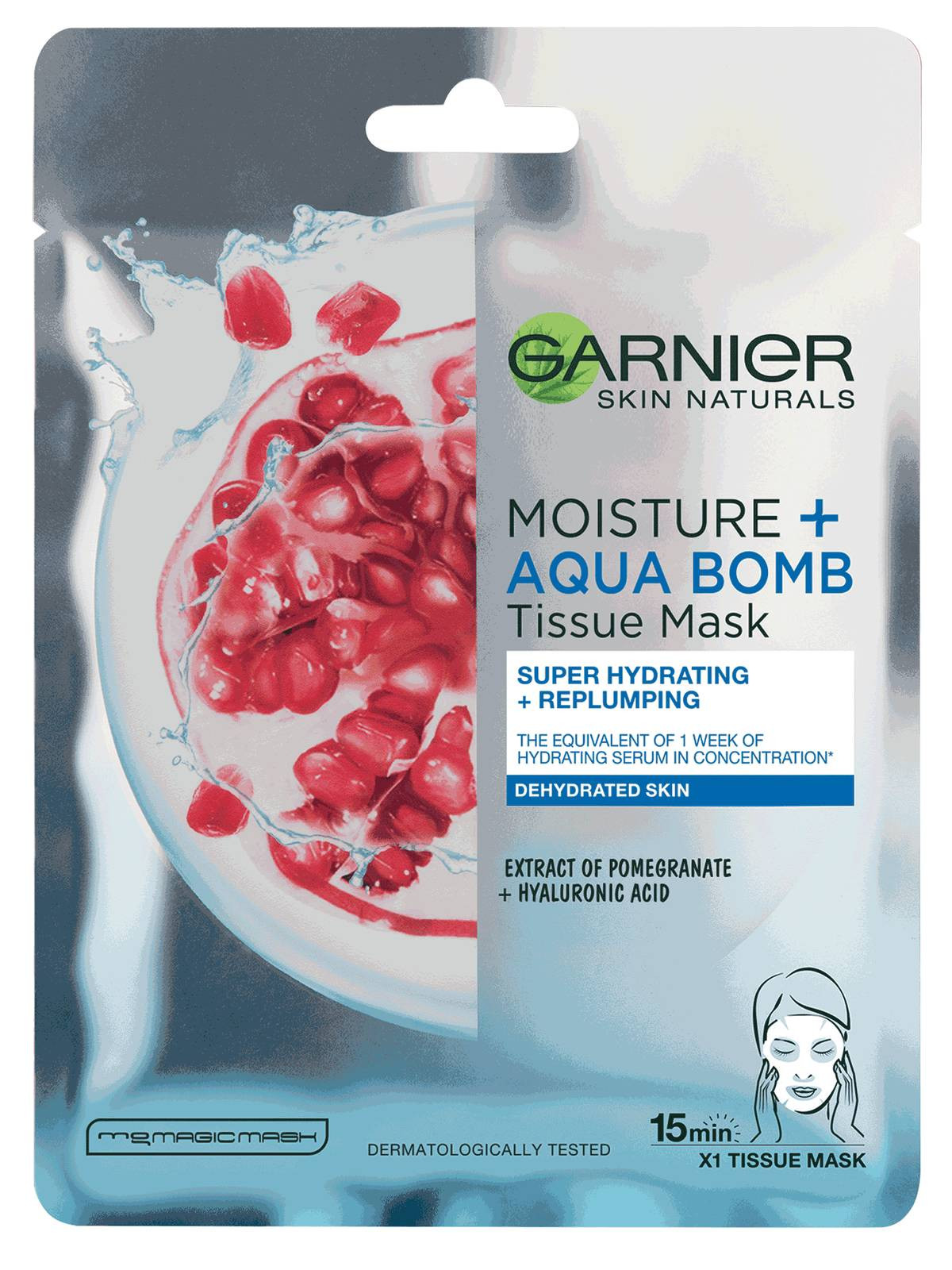 Garnier Skin Naturals Moisture & Hydra Bomb + Rodie Bomb imagine noua