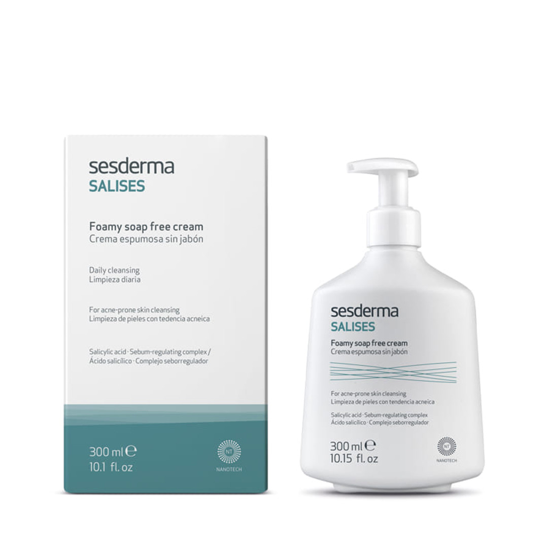 SESDERMA SALISES crema curatare fara sapun, 300 ml 300 imagine noua