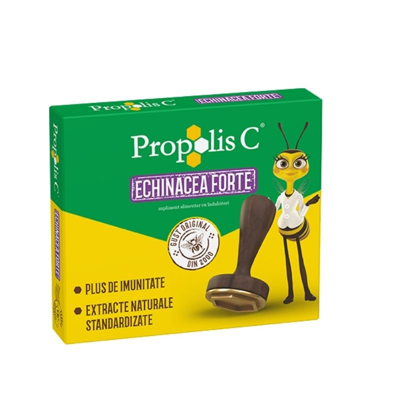 FITERMAN Propolis C ImunoComplex Echinacea Forte, 20 comprimate comprimate imagine teramed.ro