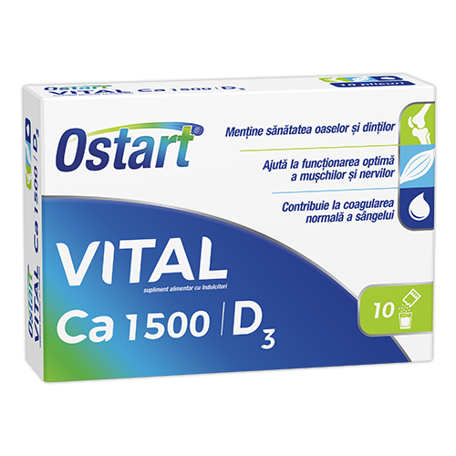 Ostart Vital CA1500,D3 x 10 plicuri CA1500D3 imagine teramed.ro