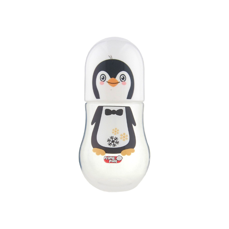 Primii Pasi JP1102 – Biberon PP decorat 275ml pinguin 275ml imagine noua