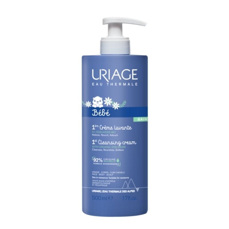 Uriage 1er Bebe Crema De Curatare, 500 Ml