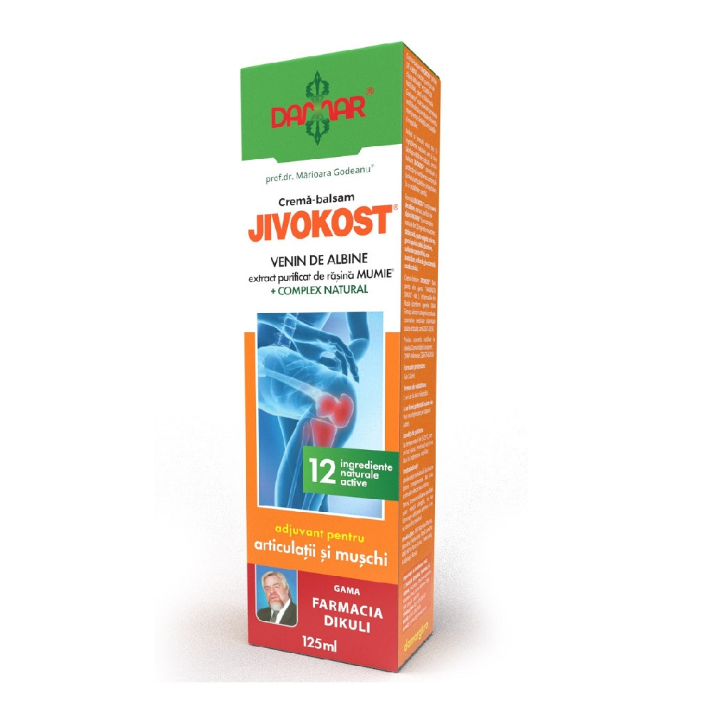 Jivokost, Crema cu venin de albine si rasina de mumie, 125 ml 125 imagine teramed.ro