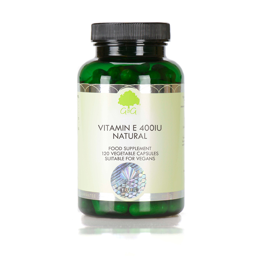 Vitamina E naturala 400UI, 120 capsule La Reducere 120