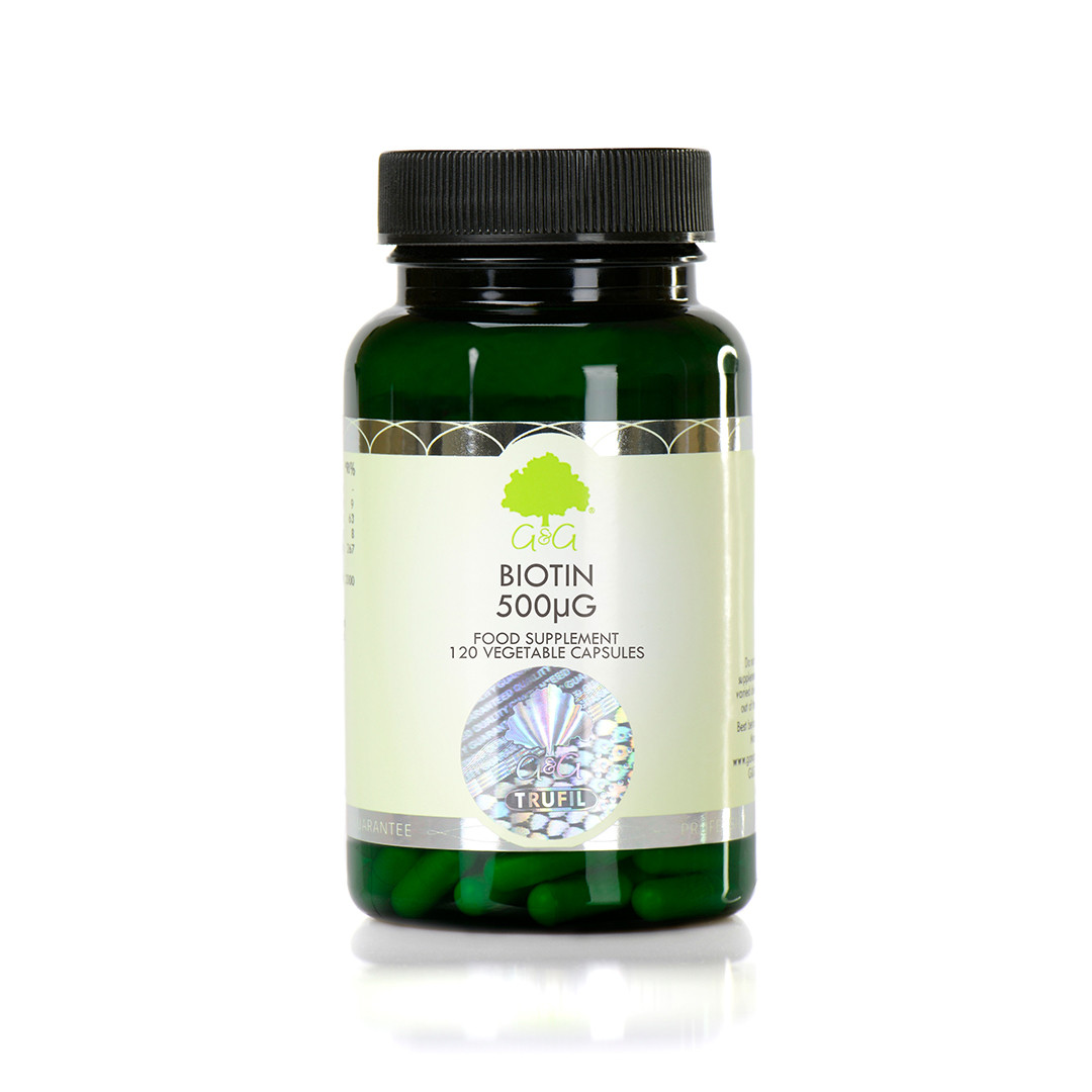 Biotina 500 mcg, 120 capsule 120 imagine noua