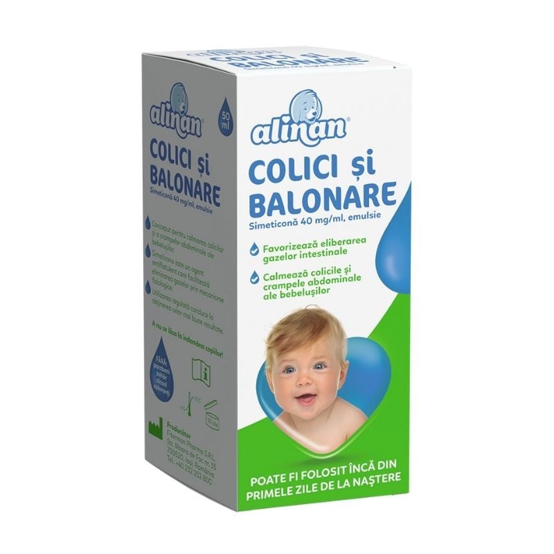 ALINAN Colici si Balonare emulsie, 50 ml