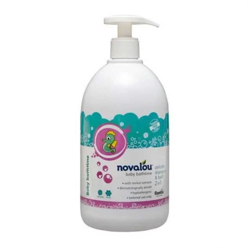 Novalou Sampon si gel de dus 2 in 1 pentru bebelusi si copii 1000 ml 1000 imagine noua