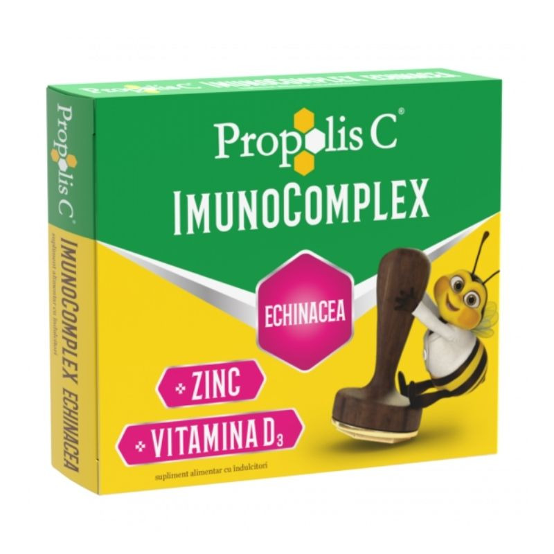 FITERMAN Propolis C ImunoComplex Echinacea, 20 comprimate comprimate imagine 2022