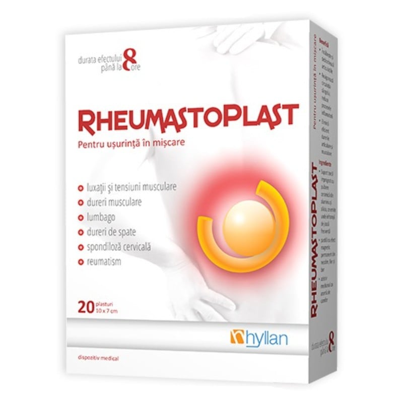 Rheumastoplast, 20 plasturi Dispozitive