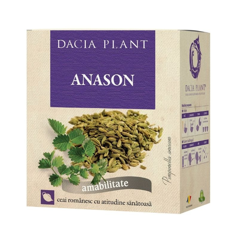 Ceai anason, 50g, Dacia Pant 50g imagine 2022