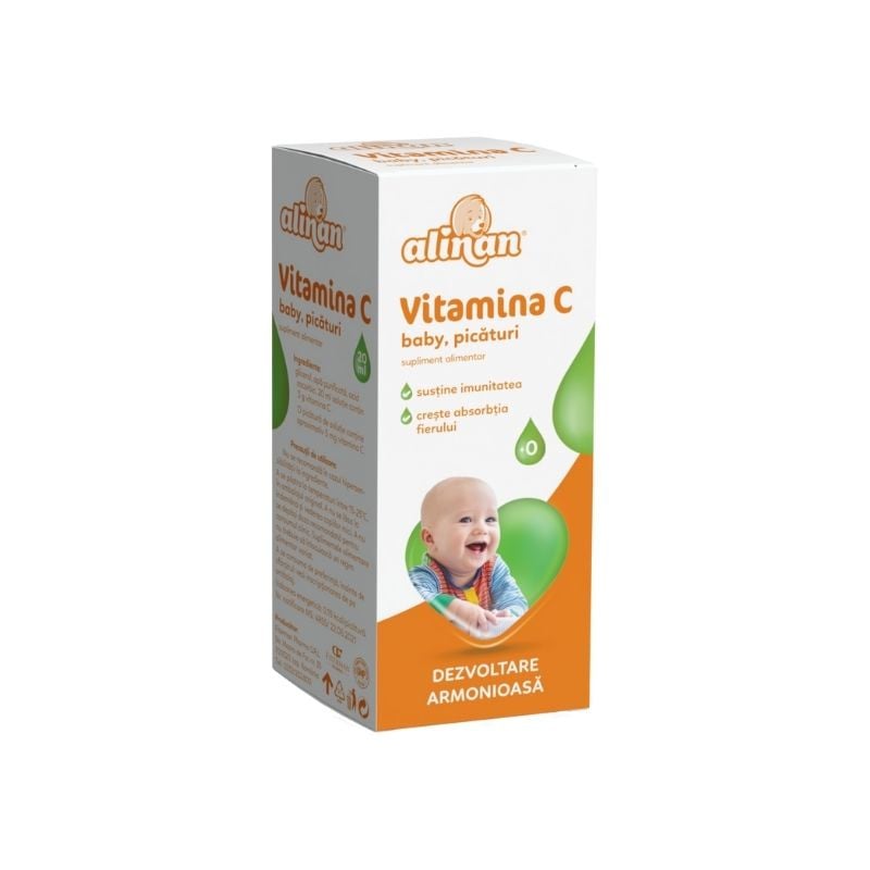 Alinan Vitamina C Baby picaturi, 20 ml ALINAN imagine teramed.ro