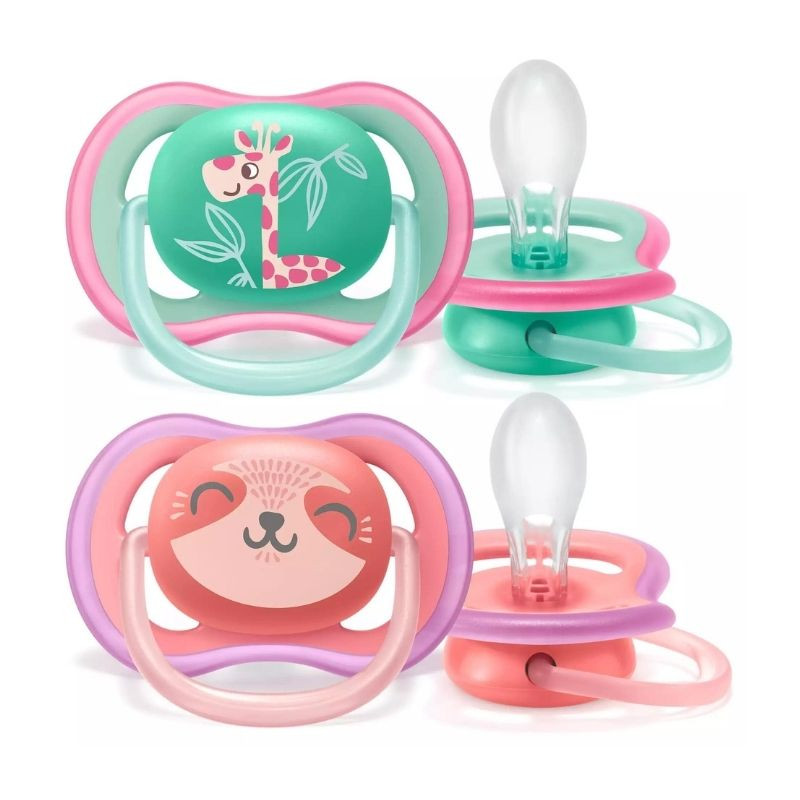 Avent Suzete Ultra Air cu animale +18 luni fete, 2 bucati SCF349/12 Mama si copilul 2023-09-24