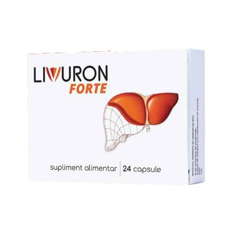 Livuron Forte, 24 capsule Digestie sanatoasa