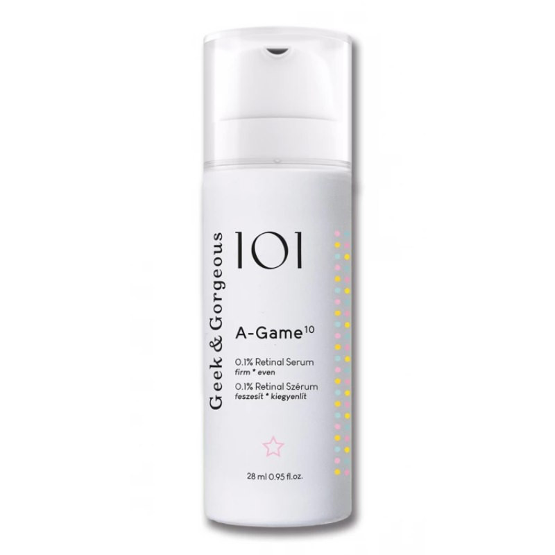 Ser anti-imbatranire cu retinol 0,1% A-Game10, 30 ml, Geek & Gorgeous