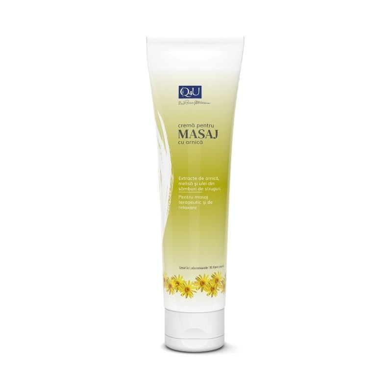 Q4u Crema Pentru Masaj Cu Arnica, 150 Ml Tis