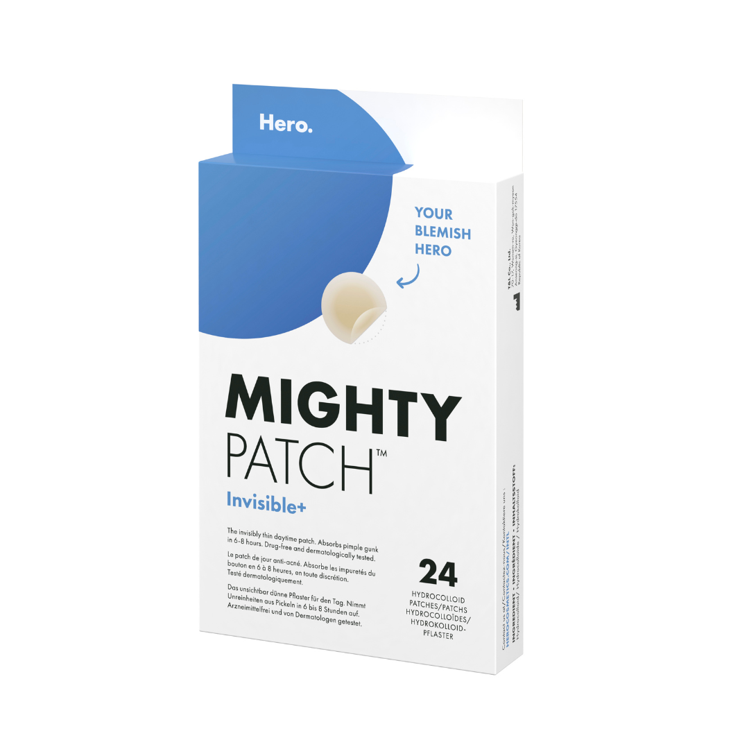 Plasturi Hidrocoloidali Pentru Acnee Mighty Patch Invisible, 24 Bucati, Hero