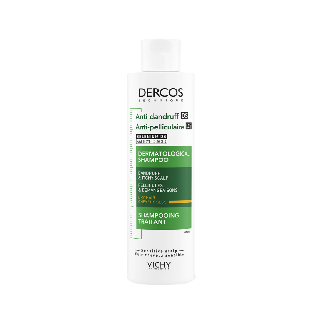 Sampon Anti-matreata Pentru Par Uscat Dercos, 200 Ml, Vichy