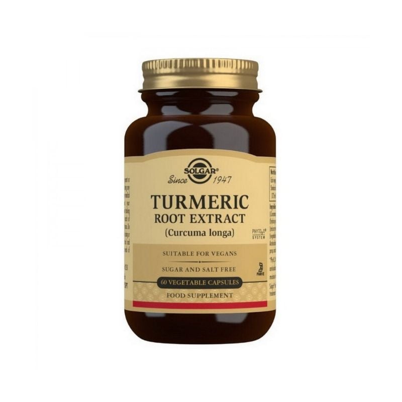 Solgar Turmeric Root Extract, 60 capsule Digestie sanatoasa
