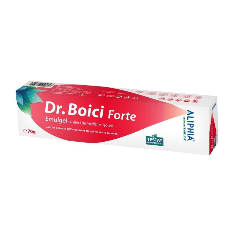 Emulgel Dr. Boici Forte cu efect de incalzire usoara, 70 g image6