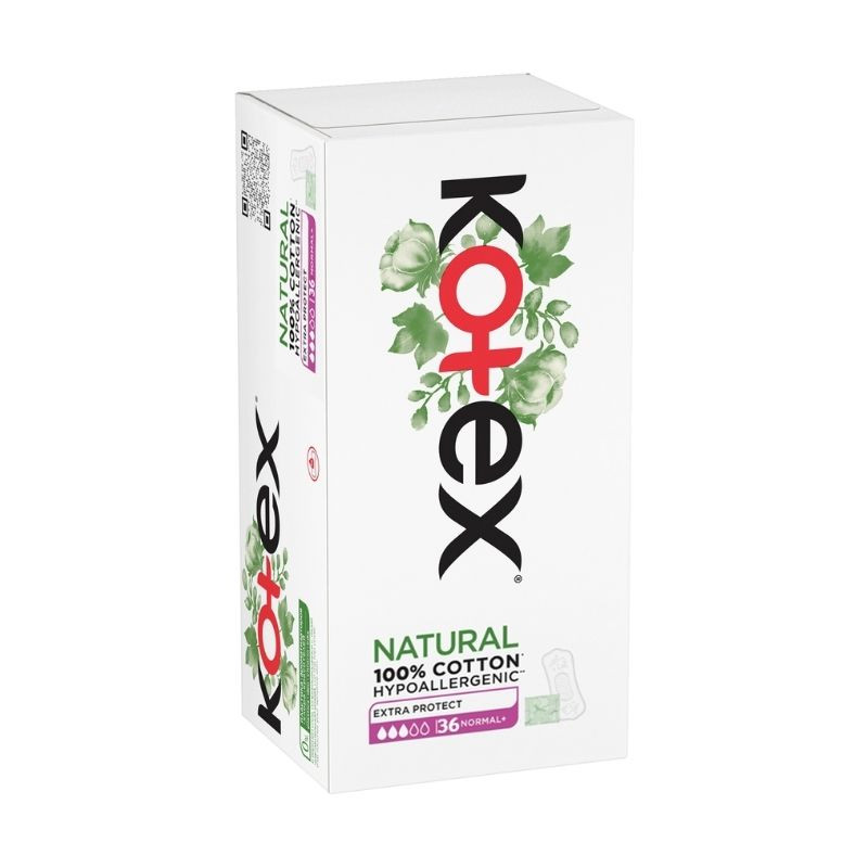 Kotex Absorbante zilnice Kotex Extra Protect Normal+ Natural, 36 bucati