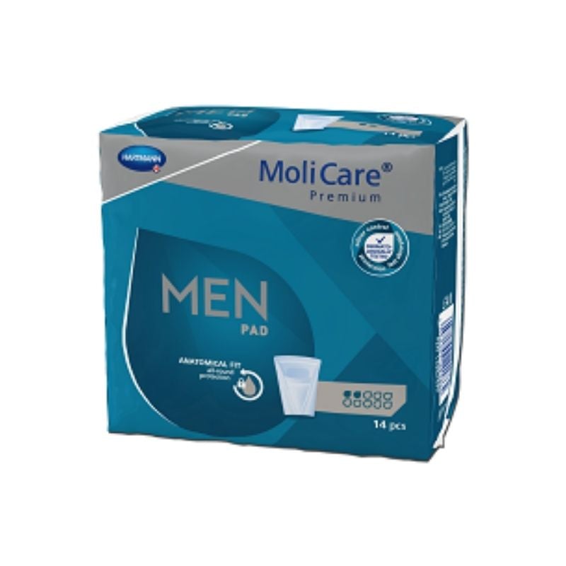 HartMann MoliCare Premium Men Pad 2 picaturi, 14 bucati absorbante imagine noua