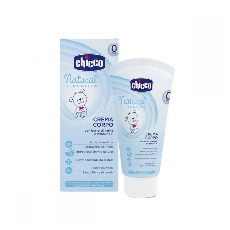 Chicco Natural Sensation Lotiune de corp, 150 ml, 0luni+ +0luni imagine noua