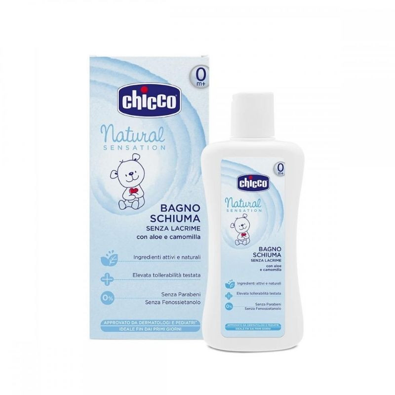 Chicco Natural Sensation Spuma de baie fara lacrimi, 200 ml, 0luni+ Igiena piele si par 2023-09-23