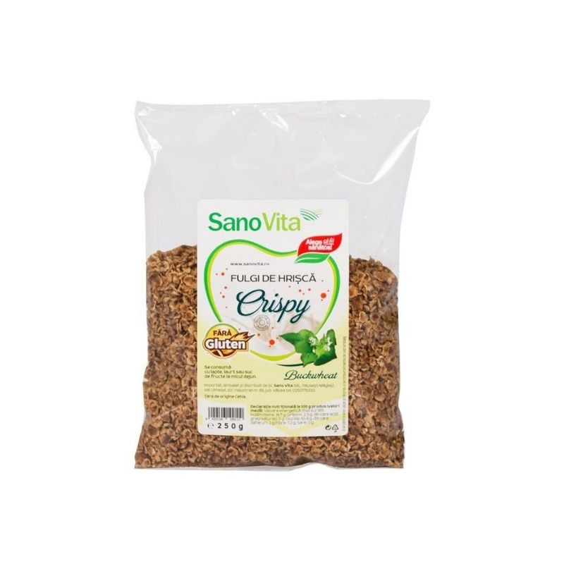 Sanovita Fulgi de Hrisca Crispy, 250 g