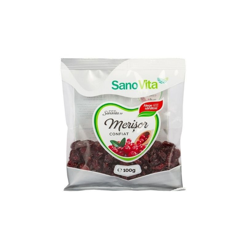Sanovita Merisor Confiat, 100 g Fructe deshidratate 2023-09-23