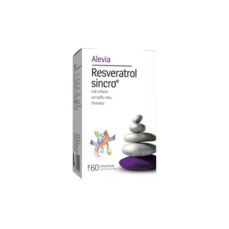 Alevia Resveratrol Sincro, 60 capsule Activitate imagine 2022