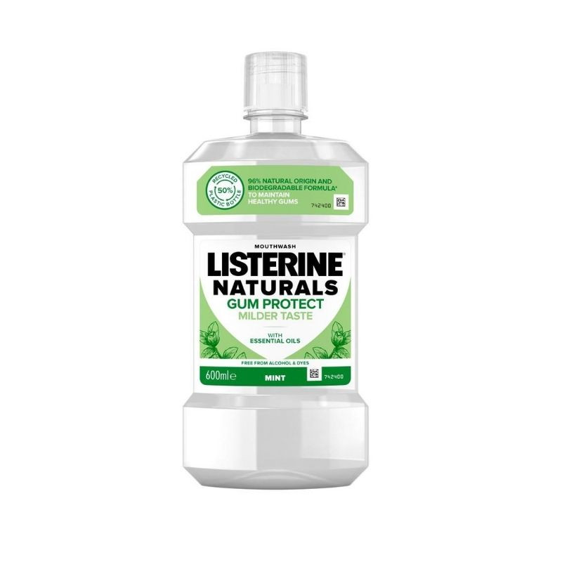 Listerine Apa De Gura Natur Gum Protect, 500 Ml