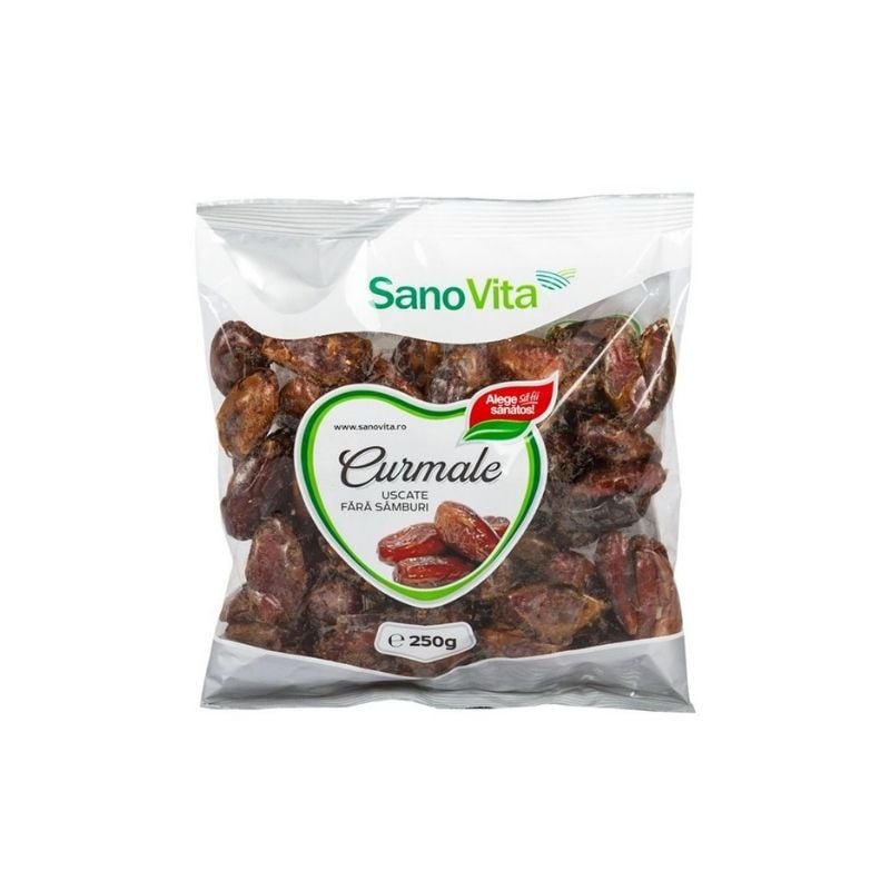 Sanovita Curmale fara samburi, 250 g Fructe deshidratate 2023-09-23