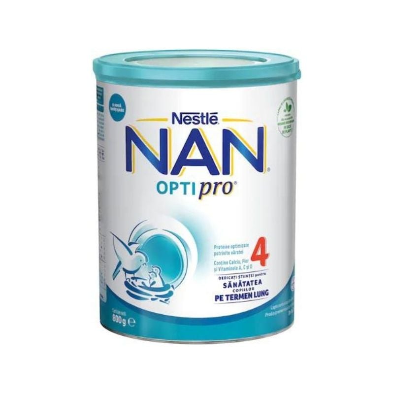 Nestle Nan 4 Optipro, 800 g 800 imagine noua
