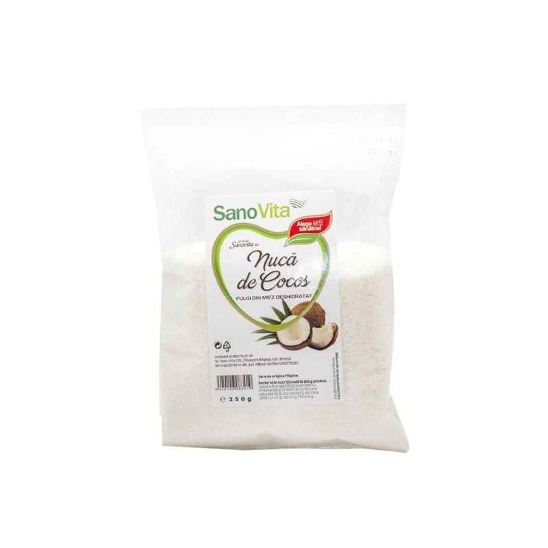 Sanovita Nuca de cocos, 250 g Fructe deshidratate 2023-09-23
