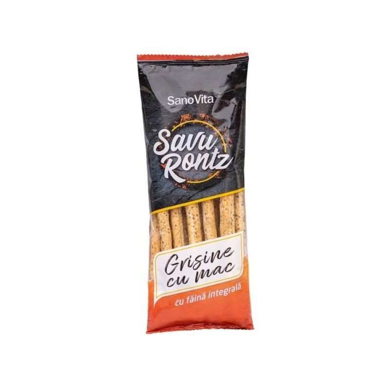 Sanovita Grisine mac faina grau intreg, 50 g