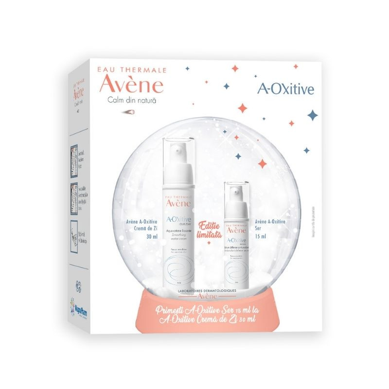 Avene A - Oxitive Crema Zi, 30 Ml + Avene A - Oxitive Ser, 15 Ml Cadou