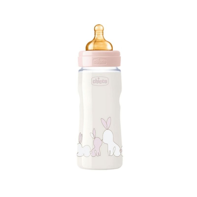 Chicco Original Touch Biberon PP 330 ml, t.c, flux reglabil, fetita, 4luni+ +4luni