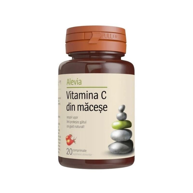 Alevia vit c macese, 20 capsule