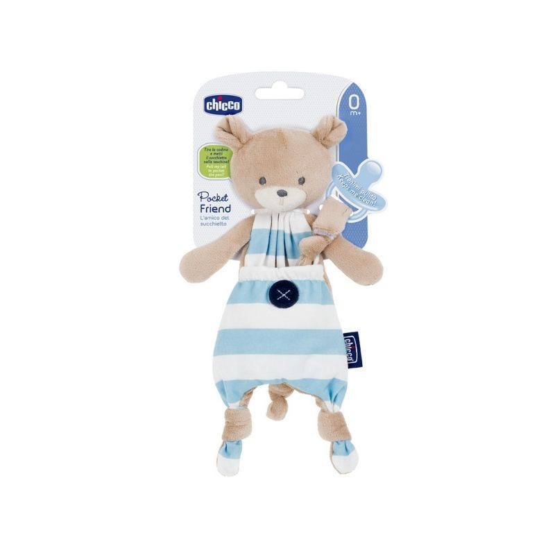 Chicco Suport suzeta 3in1, 0l+ 08012-7 BLUE La Reducere 08012-7