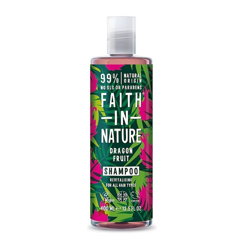 Faith in Nature Sampon natural revitalizant cu Fructul Dragonului, 400 ml