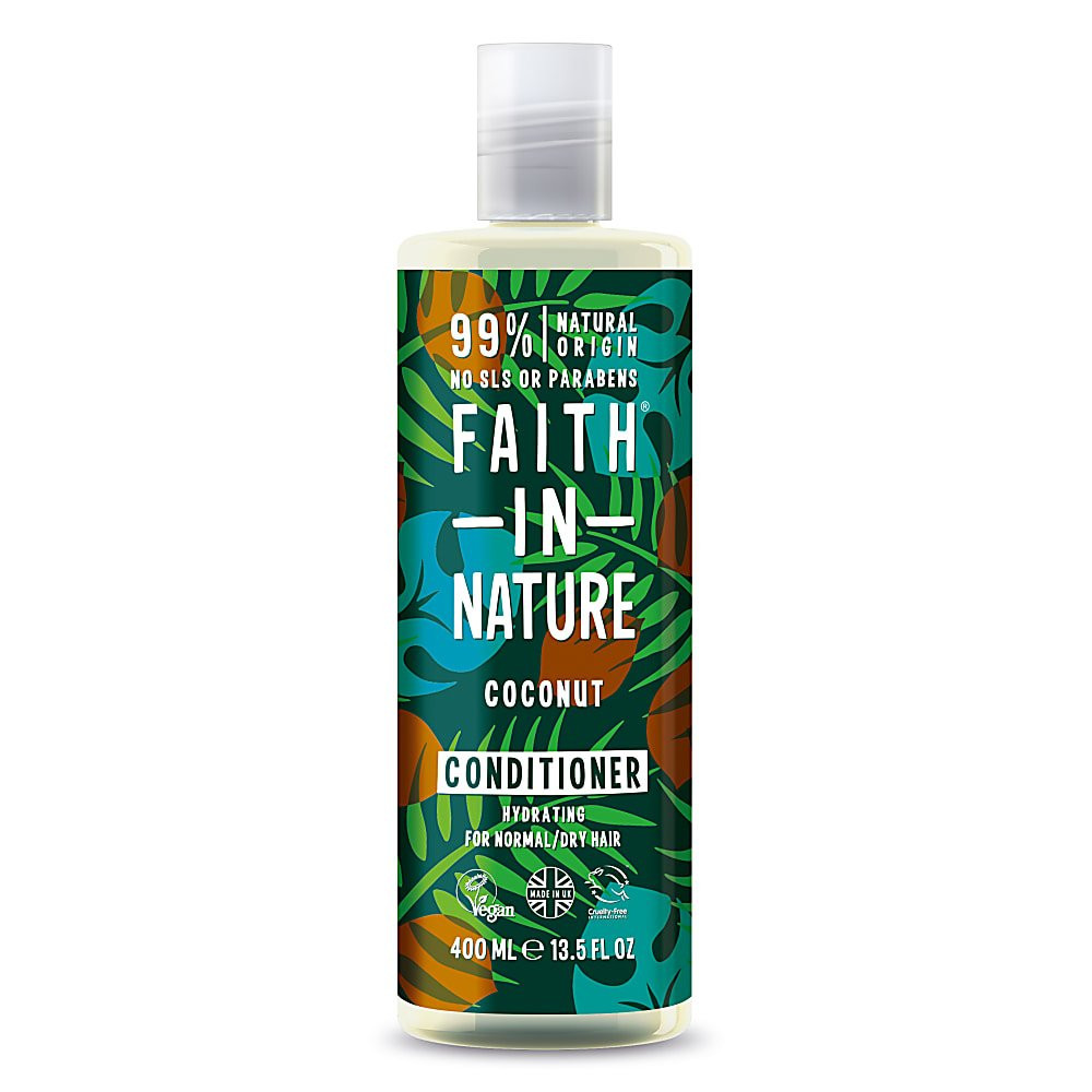 Faith in Nature Balsam natural hidratant cu cocos, 400 ml 400 imagine noua