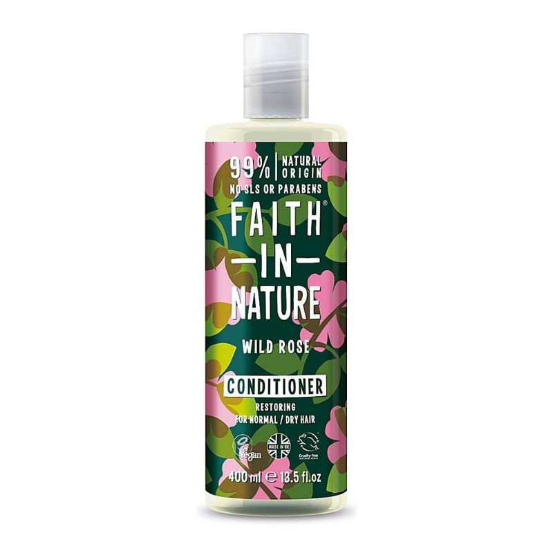 Faith in nature Balsam natural reparator cu Trandafir salbatic, 400 ml 400 imagine 2022