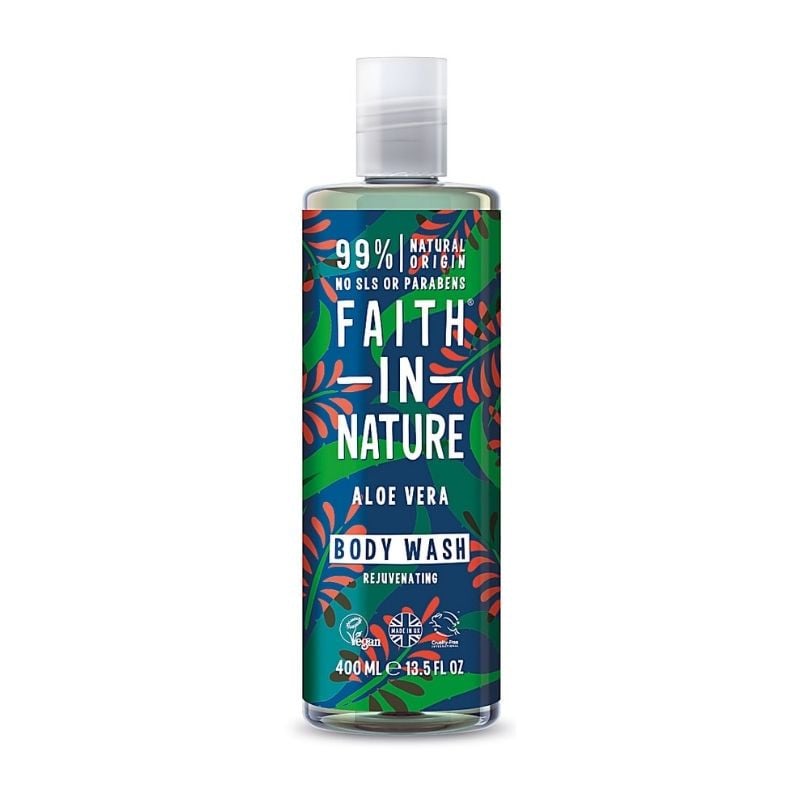 Faith In Nature Gel De Dus Reparator Cu Aloe Vera, 400 Ml